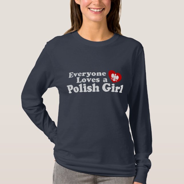 Camiseta Chica polaco (Anverso)