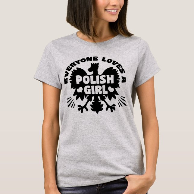 Camiseta Chica polaco (Anverso)