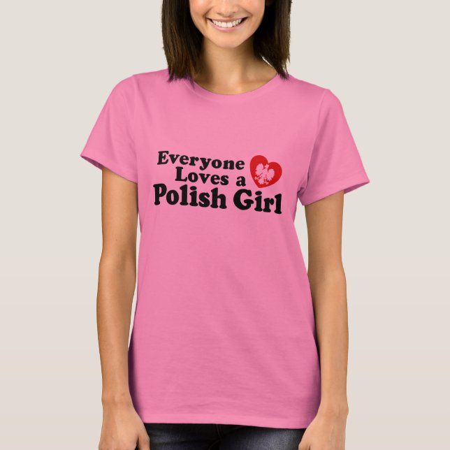 Camiseta Chica polaco (Anverso)