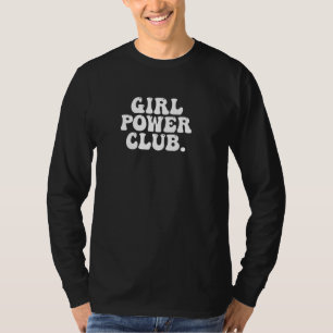 Camiseta Chica Power Club Cute Burbuja Retro Equilibrio Fem