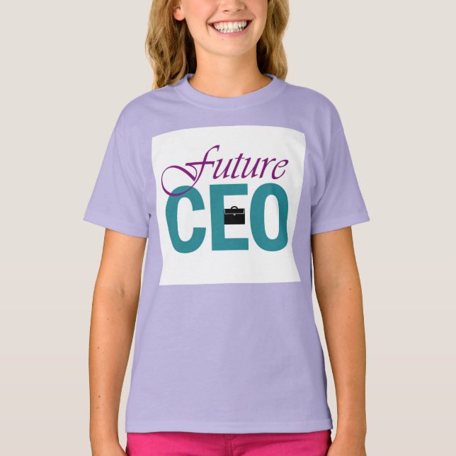 Camiseta Chica Power - Futuro CEO (Anverso)