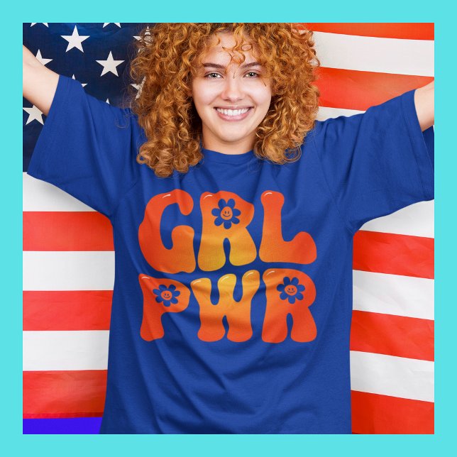 Camiseta Chica Power Retro GRL PWR (Subido por el creador)