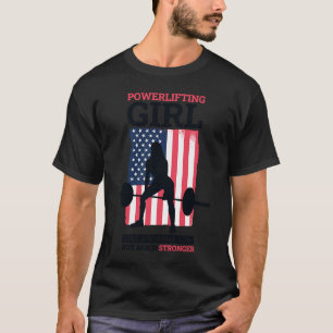Camiseta Chica Powerlifter para Chicas de PowerElevador