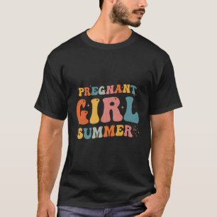 Camiseta Chica preñada Invitación infantil de verano Embara