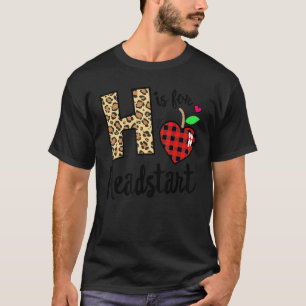 Camiseta Chica Primer Día Inicio Leopardo Plaid Back School