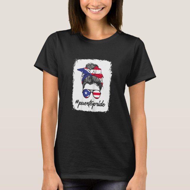 Camiseta Chica puertorriqueña (Anverso)