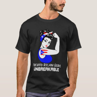 Camiseta Chica puertorriqueño inquebrantable