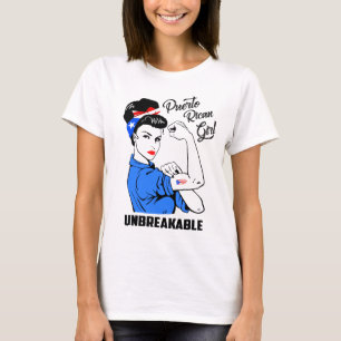Camiseta Chica puertorriqueño irrompible