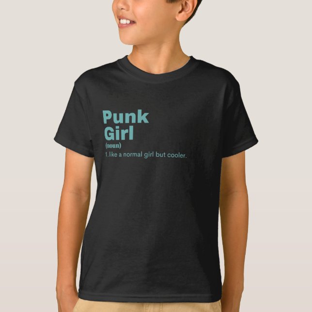 Camiseta Chica punk - Punk  (Anverso)