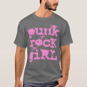 Camiseta Chica Punk Rock divertida