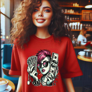 Camiseta Chica punk Swag