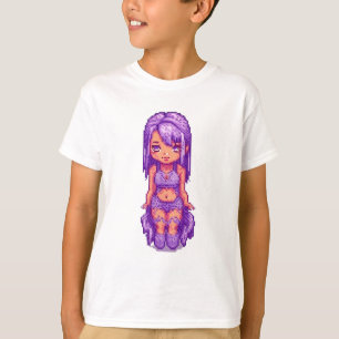 Camiseta Chica púrpura