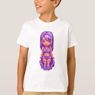 Camiseta Chica púrpura