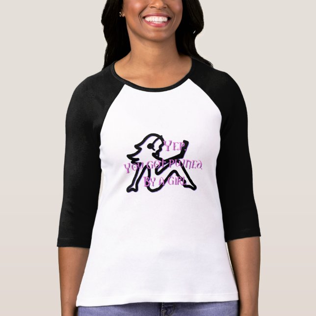 Camiseta Chica Pwnge Baseball Tee (Anverso)