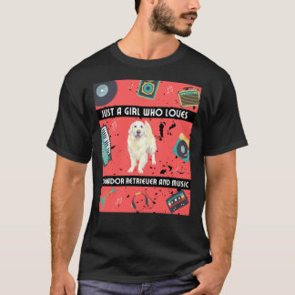 Camiseta Chica que ama a Labrador Recuperador Labrador Recu
