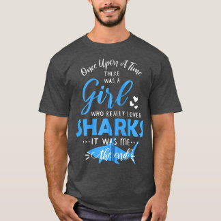 Camiseta Chica que ama a los Chicas tiburones regalo de tib