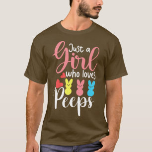 Camiseta Chica que ama a los conejos felices de pascua cone