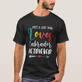 Camiseta Chica Que Ama Al Perro Labrador Retriever Lab Mom