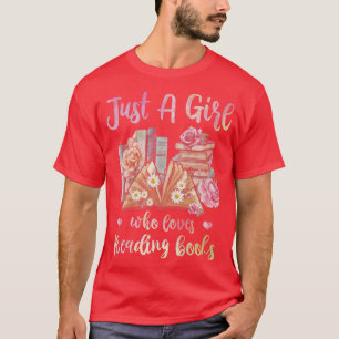 Camiseta Chica que ama los libros adoran a Bookworm Bookaho
