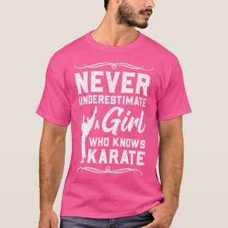 Camiseta Chica Que Conoce A Karate Taekwondo O Judo