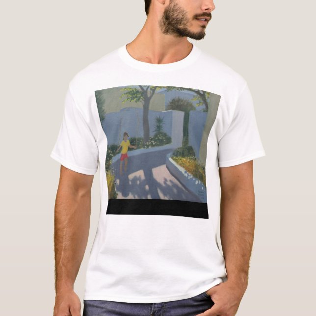 Camiseta Chica que salta Santorini 2002 (Anverso)