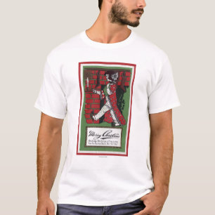 Camiseta Chica que sostiene la muñeca y la palmatoria