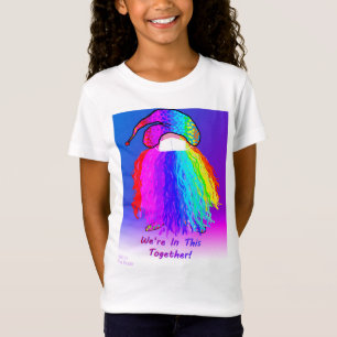Camiseta Chica Rainbow Gnome Estamos en esto juntos