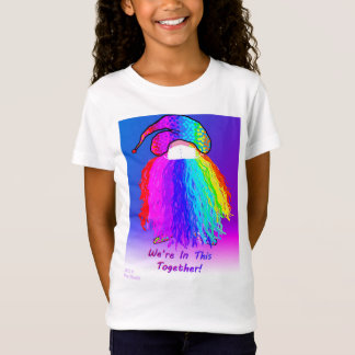 Camiseta Chica Rainbow Gnome Estamos en esto juntos