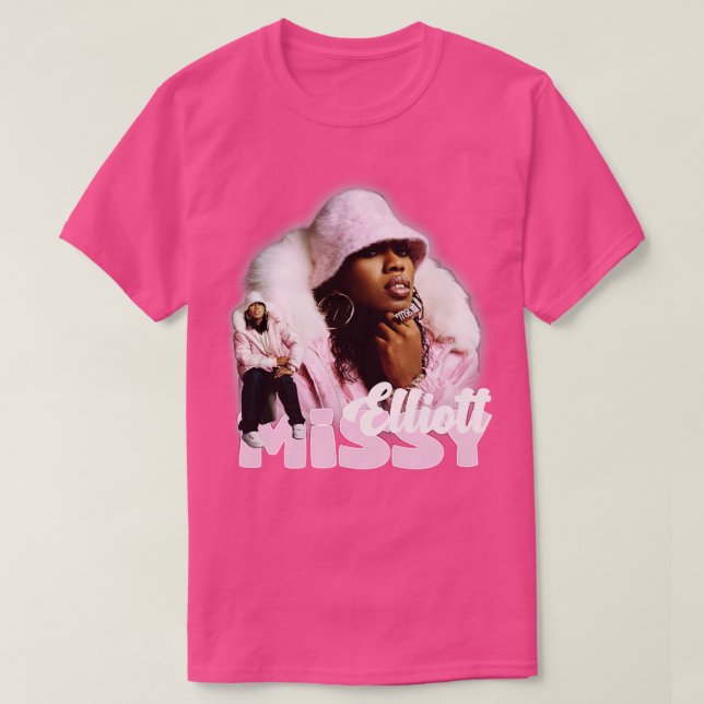 Camiseta Chica rapper retro (Diseño del anverso)