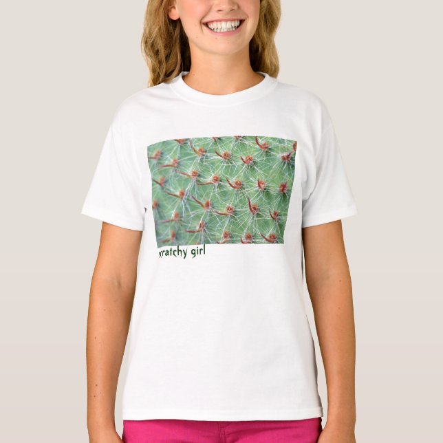 Camiseta chica rasguñosa (Anverso)