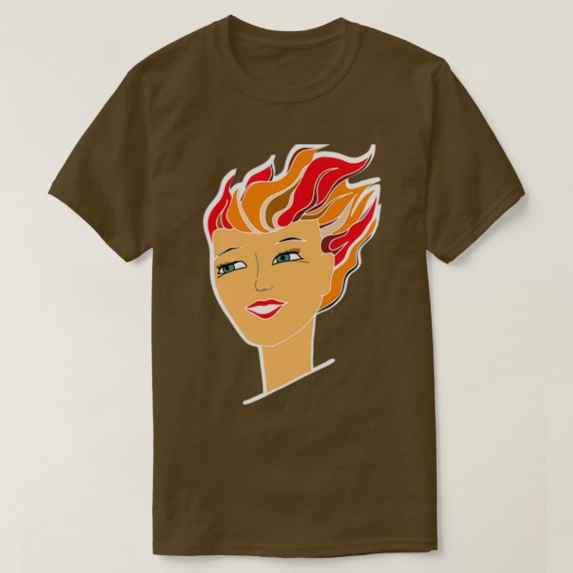 Camiseta chica redhead chica redhead (Diseño del anverso)