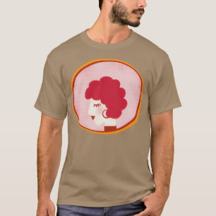 Camiseta Chica Redhead en el espejo