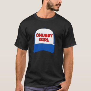 Camiseta Chica Regordeta - divertido diseño de gorra de cam
