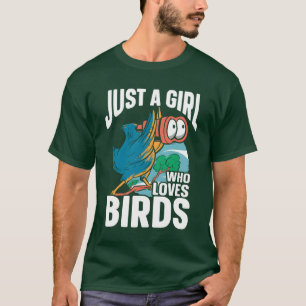 Camiseta Chica retro de Bird Waters Cute Bird Lover