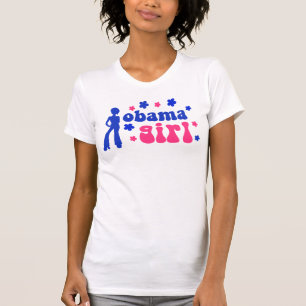 Camiseta Chica retro de Obama