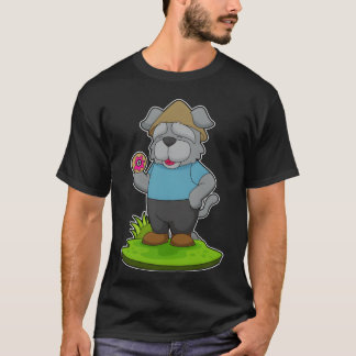Camiseta Chica retro Dog Donut