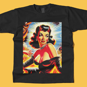 Camiseta Chica Retro Endiablada