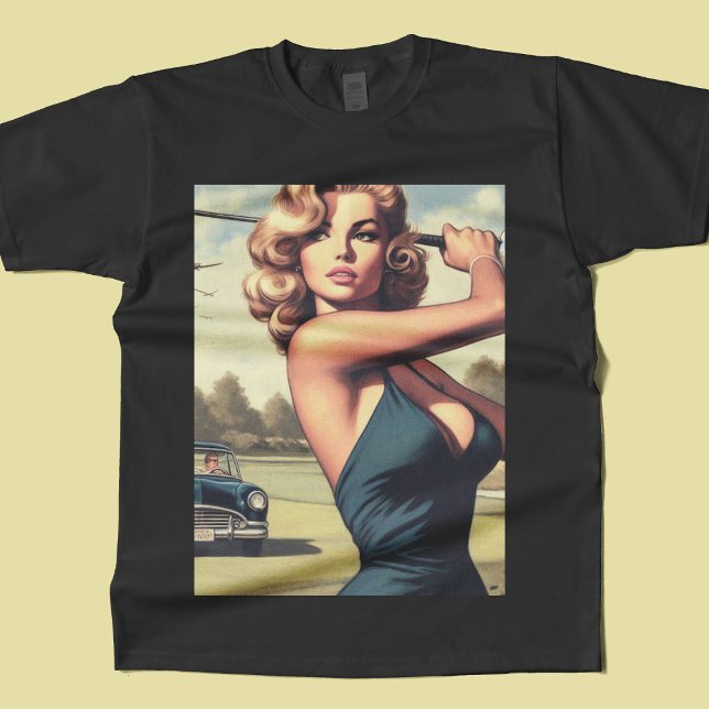 Camiseta Chica Retro Golf (Subido por el creador)