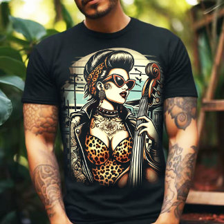 Camiseta Chica Retro Rockabilly