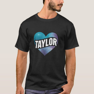 Camiseta Chica Retro Taylor Primer nombre Groovy personaliz