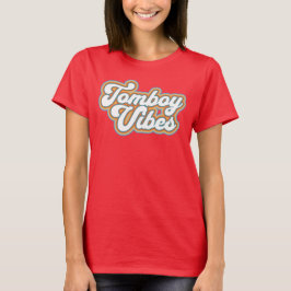 Camiseta Chica Retro Tomboy Vibes