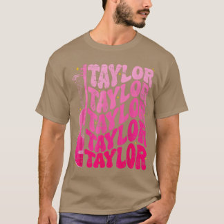 Camiseta Chica Retroaylor Primer Nombre Cumpleaños Personal