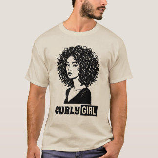 Camiseta Chica Rizada