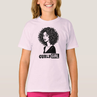 Camiseta Chica Rizada