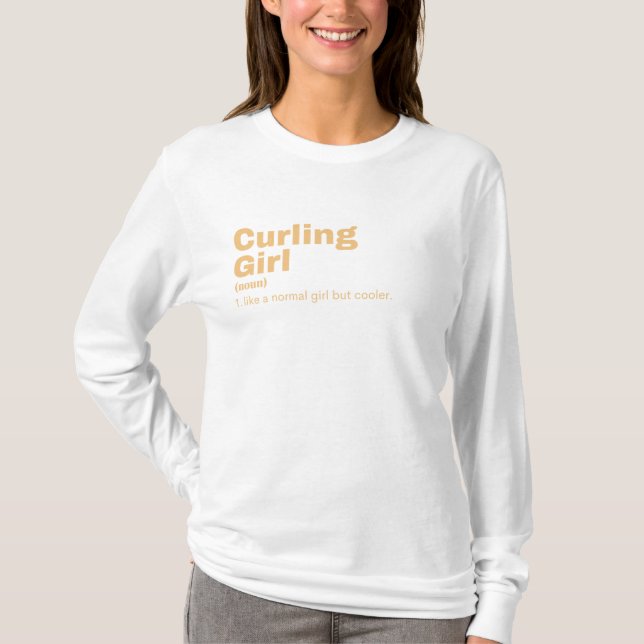 Camiseta chica rling - Curling (Anverso)