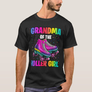 Camiseta Chica Roller de la abuela Patinaje sobre patinaje 