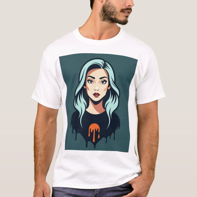 Camiseta chica rompiendo (Anverso)