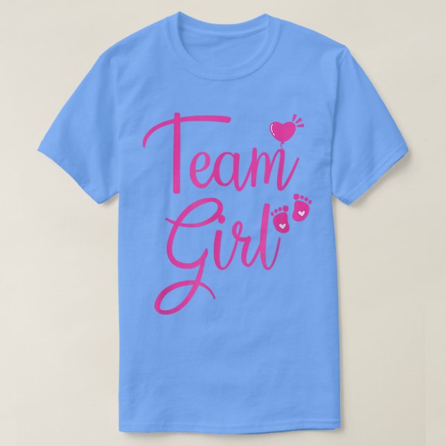Camiseta Chica Rosa 537 del equipo de revelación de género (Diseño del anverso)