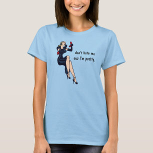 Camiseta Chica Rubia Bonita Vintage Glamour Retro Pinup