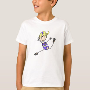 Camiseta Chica Rubia Gimnasta